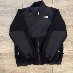 The North Face Boys Black Fleece Jacket Size XL 14 / 16